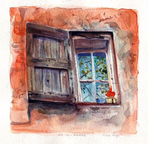 Provence Window Orange